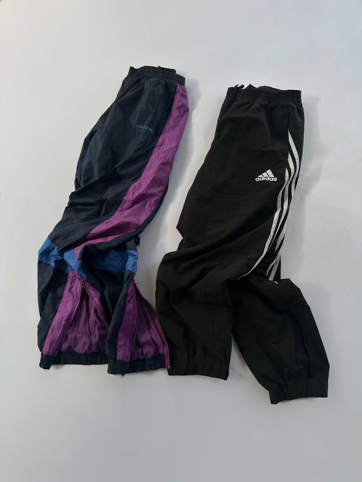 Purple Panel and Three Stripe Track Pants