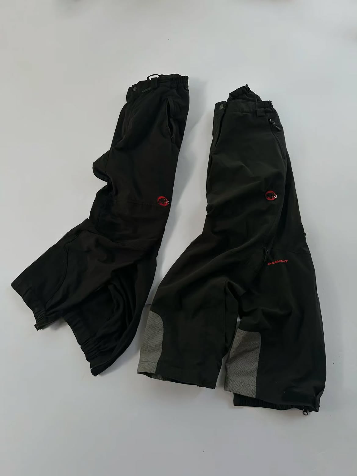 Black Red Emblem Cargo Trousers