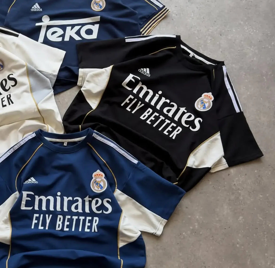 Football Crest Sponsor Graphic Jersey T-Shirt