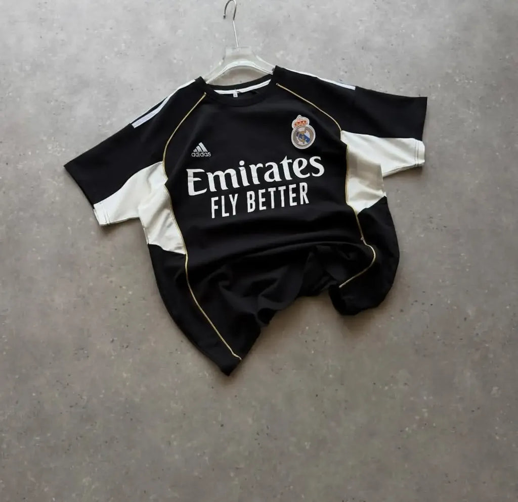 Football Crest Sponsor Graphic Jersey T-Shirt