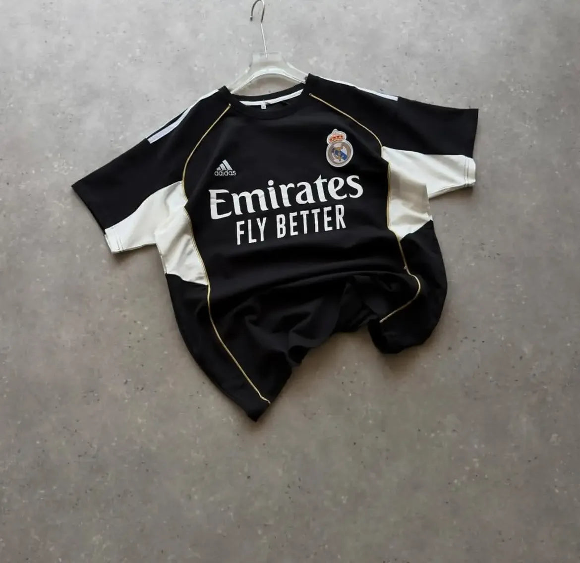 Football Crest Sponsor Graphic Jersey T-Shirt