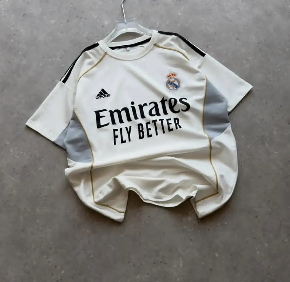 Football Crest Sponsor Graphic Jersey T-Shirt