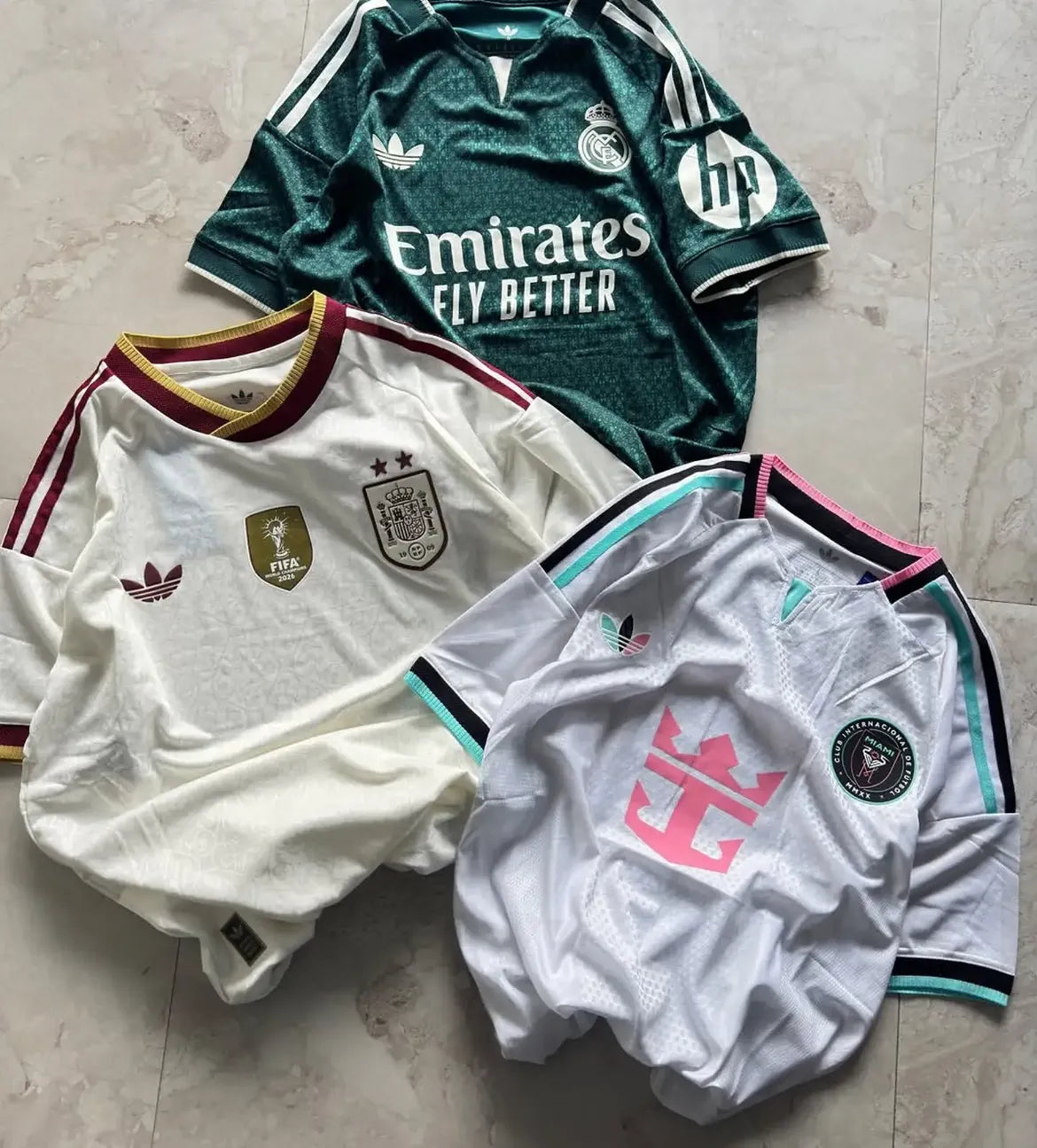 Retro Football Jersey T-Shirts – Set of 3 Designs