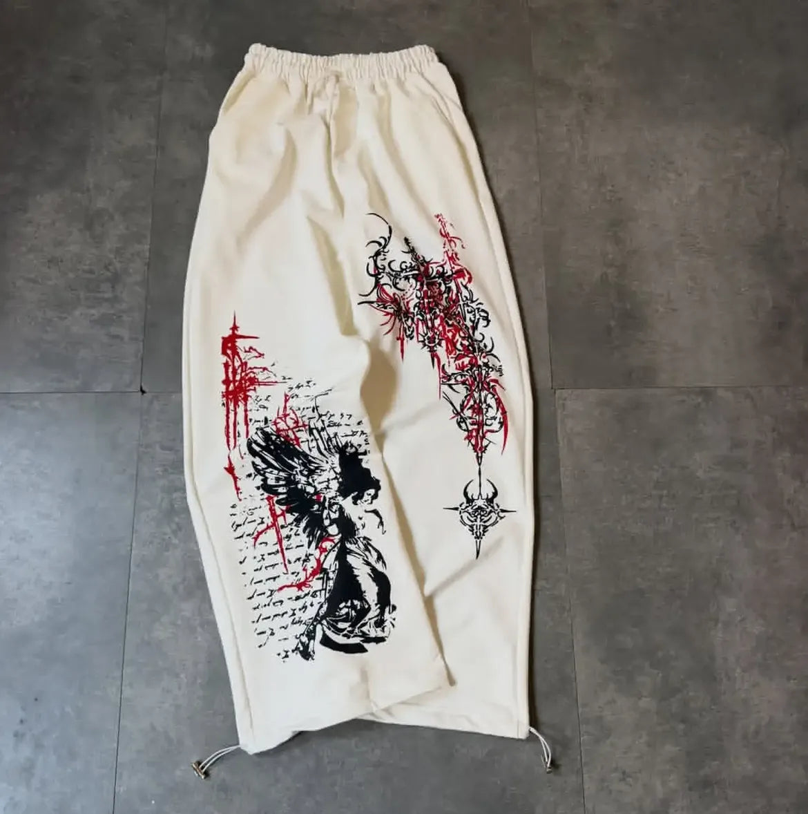 89 Varsity Stripe Baggy Track Pants