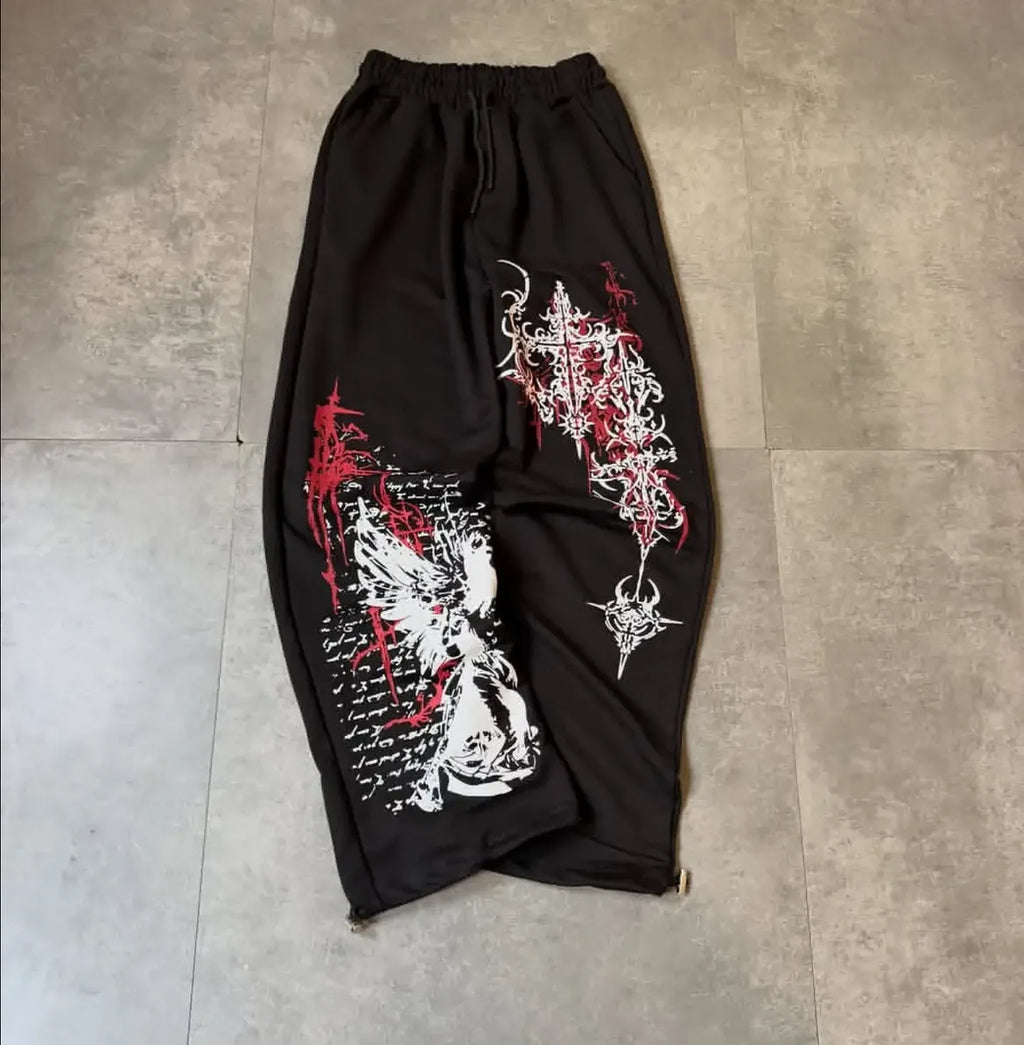 89 Varsity Stripe Baggy Track Pants