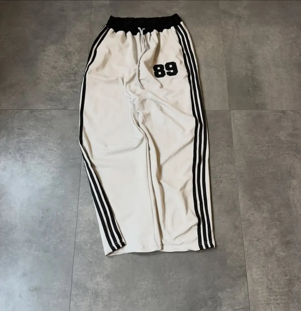 89 Varsity Stripe Baggy Track Pants