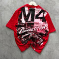 M4 Competition Racing Graphic Oversized T-Shirt – Red