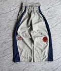 Grey and Navy Side Panel Track Pants
