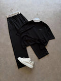 Black Minimal Chest Logo T-Shirt