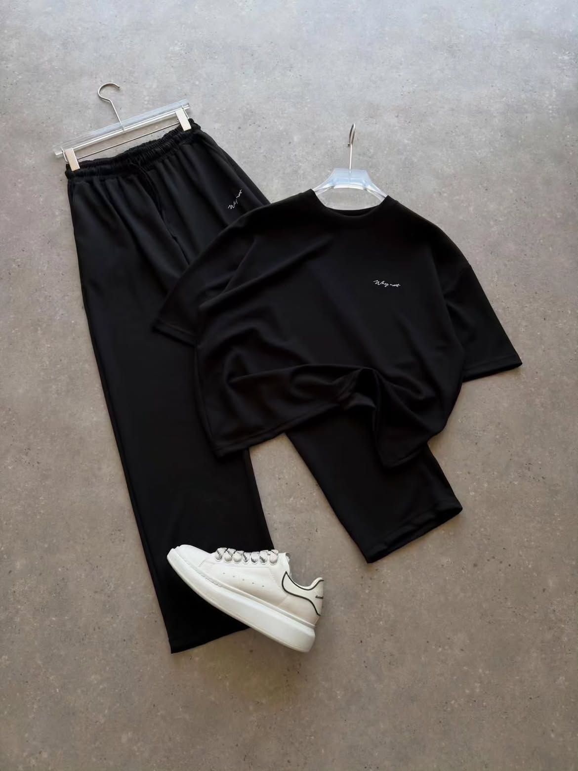 Black Minimal Chest Logo T-Shirt