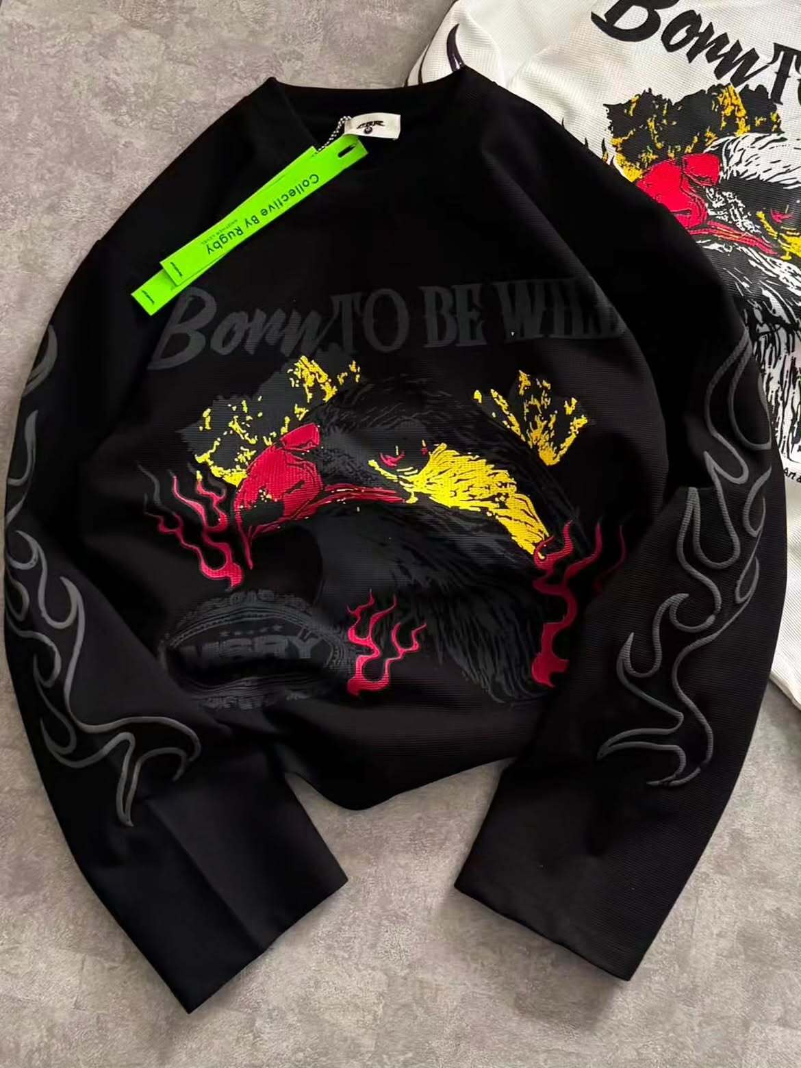 Born To Be Wild Eagle Graphic Long-Sleeve T-Shirt