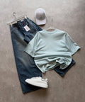 Mint Green Plain Crew Neck T-Shirt