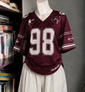 Burgundy 98 Graphic Jersey T-Shirt