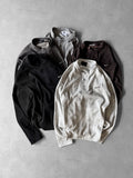 Men's Long Sleeve Henley Shirt – Casual Textured Collar Top