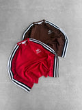 Men’s 3-Stripe Crew Neck Sweatshirt – Full Sleeve Casual Sports Top
